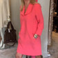 Women's Elegant Long Sleeve Dress with Pockets