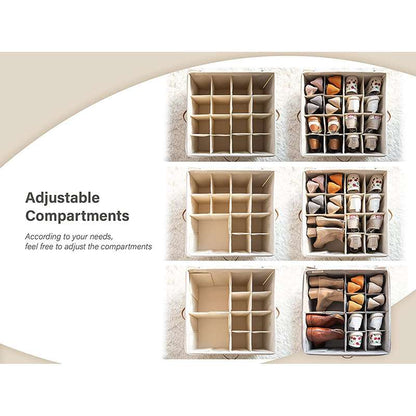 ⏳Limited time 49% off💥Transparent, foldable PVC shoe box, waterproof storage box for office