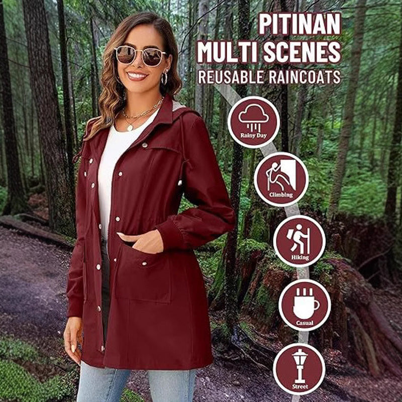 Women's Waterproof Hooded Jacket