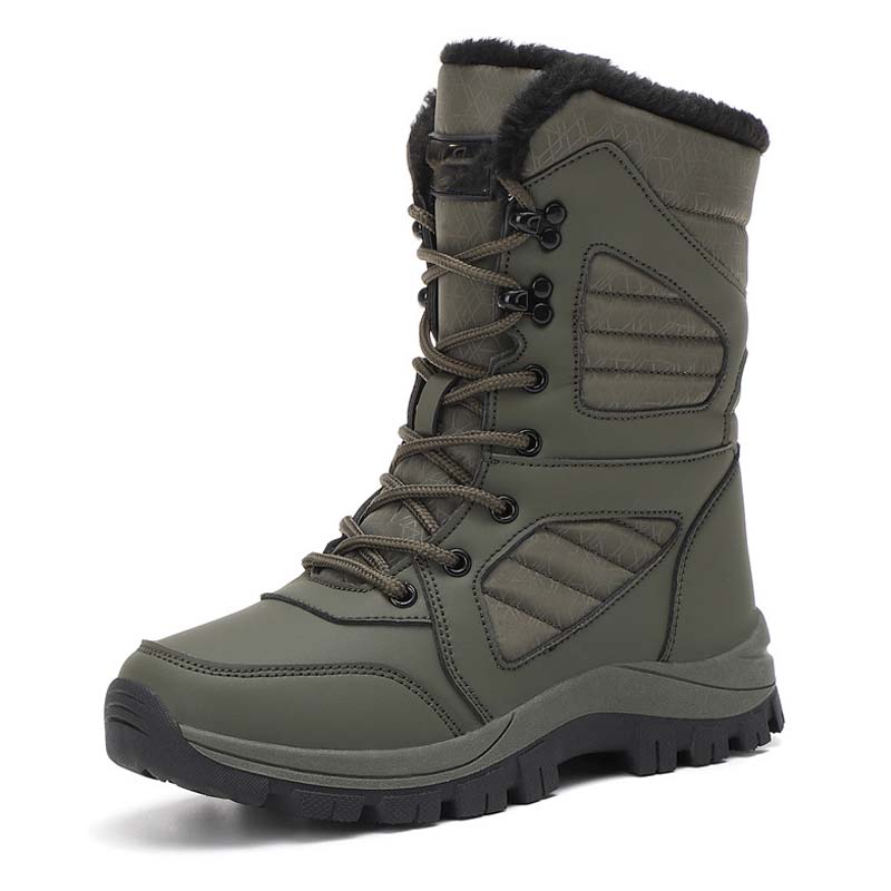 Women’s Warm Ankle-High Lace-Up Snow Boots