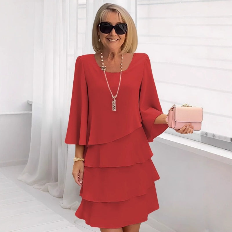 Women's Slimming Chiffon Cake Dress