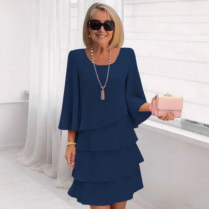 Women's Slimming Chiffon Cake Dress