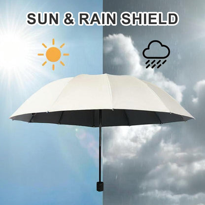 12-Rib Large Foldable Windproof Umbrella (50% OFF)