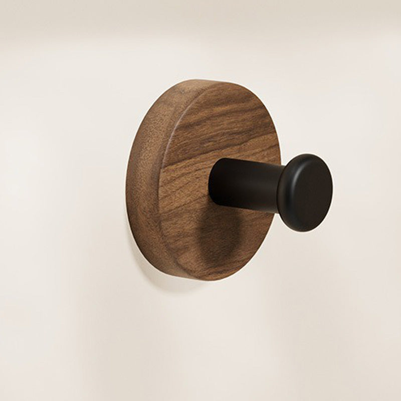 Waterproof Wooden Coat Hook - No Drilling