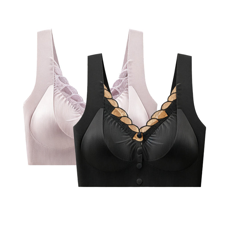 Seamless Push-Up Lace Bra