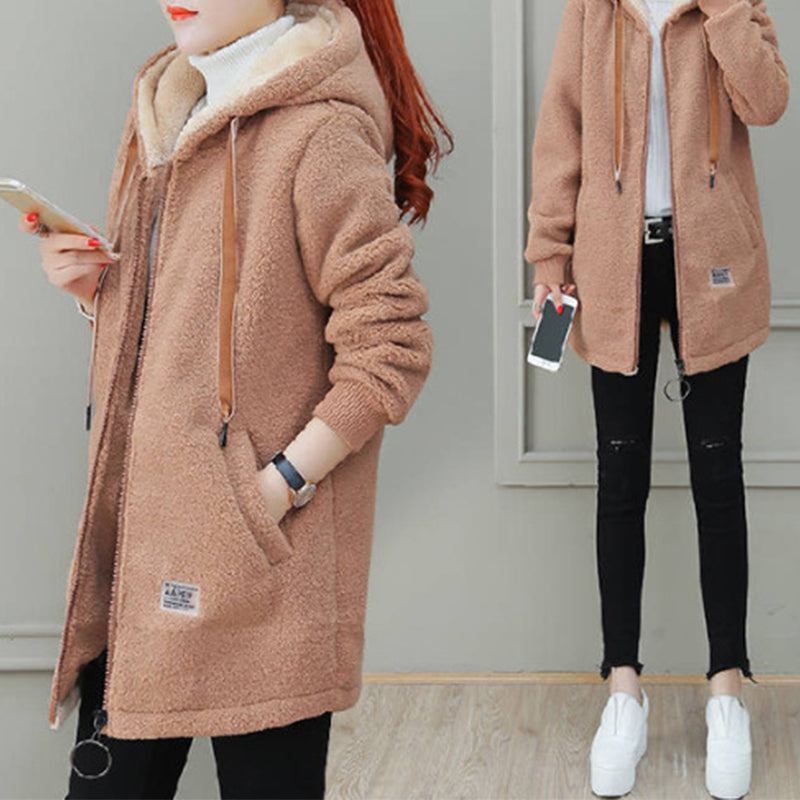 [Winter Gift] Women's Winter Warm Thick Faux Lamb Wool Coat