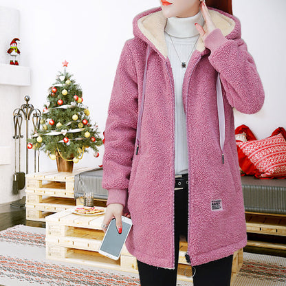 [Winter Gift] Women's Winter Warm Thick Faux Lamb Wool Coat