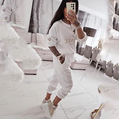 ⏳Limited time offer! ⏰Casual set for women, printed blouse and loose pants