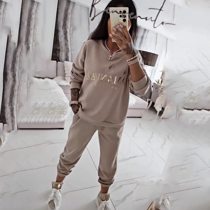 ⏳Limited time offer! ⏰Casual set for women, printed blouse and loose pants