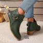 Women's Comfortable Chunky Heel Ankle Boots