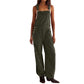 Women's Casual Loose Solid Sleeveless Overalls