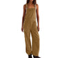Women's Casual Loose Solid Sleeveless Overalls