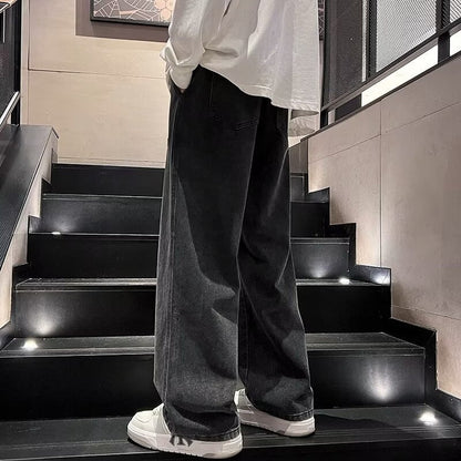 📢📢50% OFF !!!⏰Men's Casual Loose Fit Wide Leg Jeans