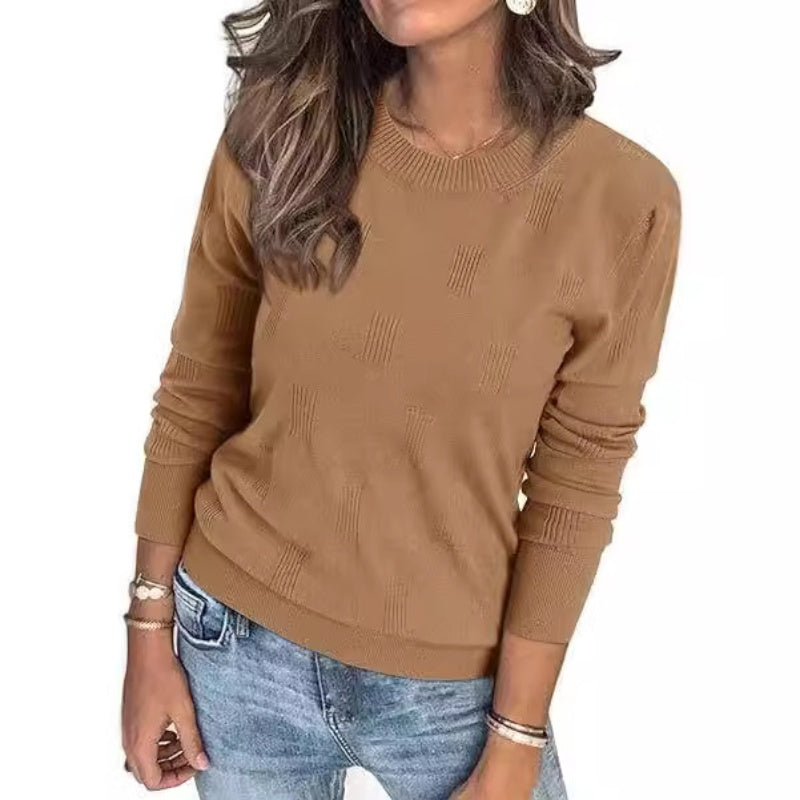 💖2025 New Arrival-50% Off🍃Women’s Casual Long Sleeve Loose Knit Top