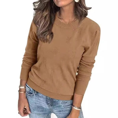 💖2025 New Arrival-50% Off🍃Women’s Casual Long Sleeve Loose Knit Top