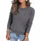 💖2025 New Arrival-50% Off🍃Women’s Casual Long Sleeve Loose Knit Top