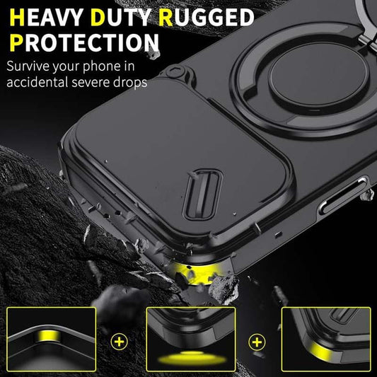 🔥 LAST DAY PROMOTION - 50%OFF 🔥 Magnetic Phone Case with Ring Stand For iPhone