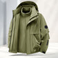 Unisex🏔️3-in-1 Windproof & Waterproof Outdoor Jacket -👍Insulated lining and detachable hood!