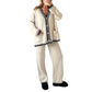 Women’s Stylish Knit Cardigan & Wide Leg Pants 2-Piece Set