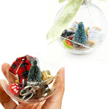 Holiday Sewing Snow Globe Ornament