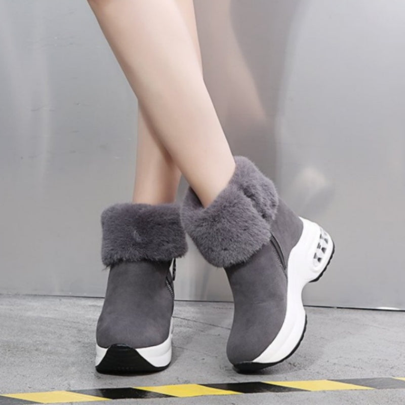 Women’s Thick Sole Lined Ankle Boots