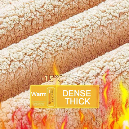 🎄☀️Warm the Whole Winter!🧥Men’s Thickened Faux Cashmere Hoodie Cardigan - Great Gift