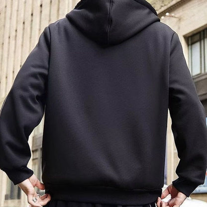 🎄☀️Warm the Whole Winter!🧥Men’s Thickened Faux Cashmere Hoodie Cardigan - Great Gift