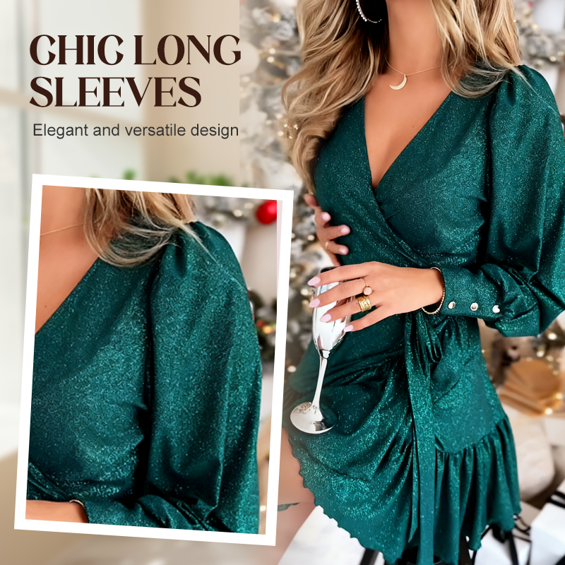 Women's Elegant V-Neck Dress