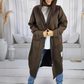 Women's Loose-Fit Hooded Long Coat