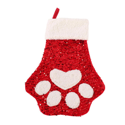 🎅Christmas Sale: 50% Off-Cute Cat Paw Shaped Christmas Stocking Decor