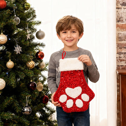 🎅Christmas Sale: 50% Off-Cute Cat Paw Shaped Christmas Stocking Decor