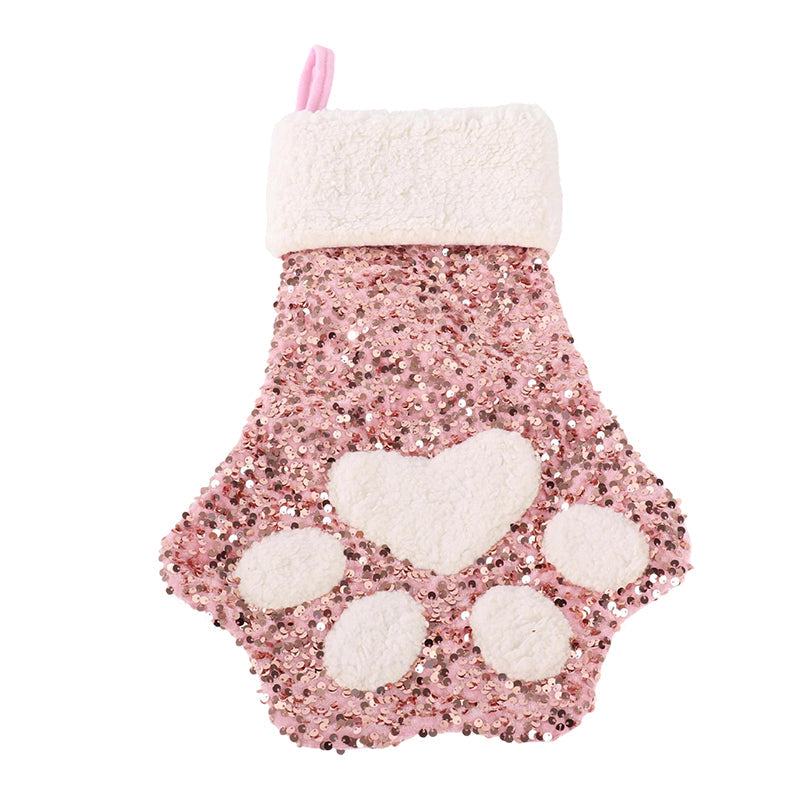 🎅Christmas Sale: 50% Off-Cute Cat Paw Shaped Christmas Stocking Decor