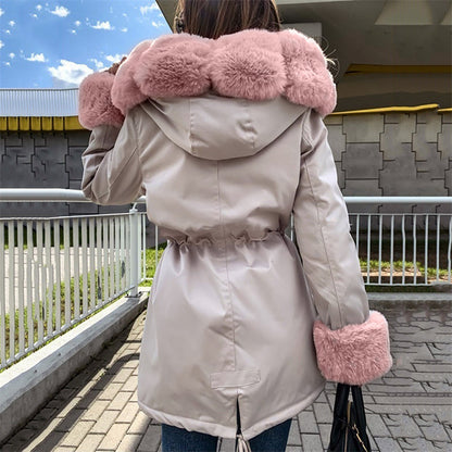 ❄️LAST DAY PROMOTION - 50%OFF 💖 ⏰Women’s Parka Jacket with Removable Fluffy Trim