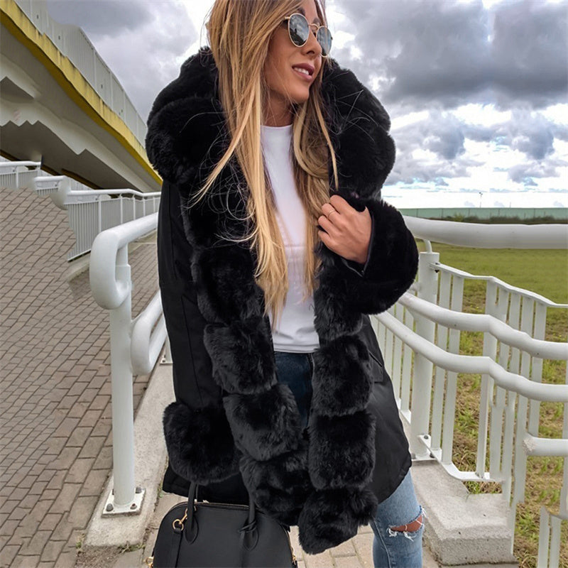 ❄️LAST DAY PROMOTION - 50%OFF 💖 ⏰Women’s Parka Jacket with Removable Fluffy Trim