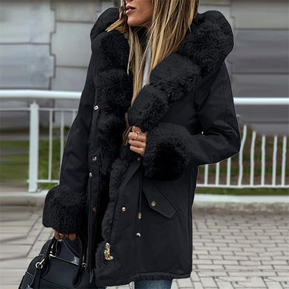 ❄️LAST DAY PROMOTION - 50%OFF 💖 ⏰Women’s Parka Jacket with Removable Fluffy Trim
