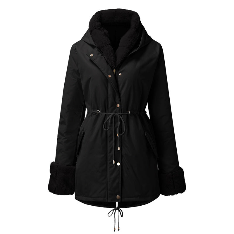 ❄️LAST DAY PROMOTION - 50%OFF 💖 ⏰Women’s Parka Jacket with Removable Fluffy Trim