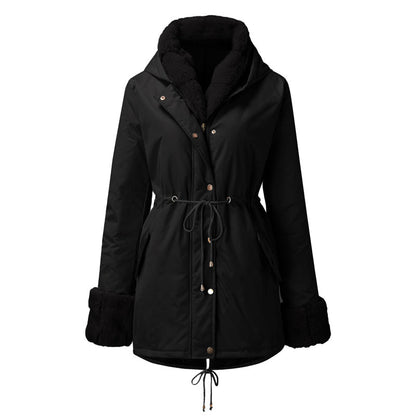 ❄️LAST DAY PROMOTION - 50%OFF 💖 ⏰Women’s Parka Jacket with Removable Fluffy Trim
