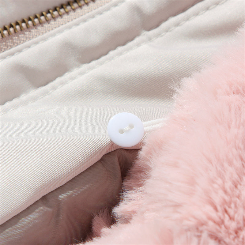 ❄️LAST DAY PROMOTION - 50%OFF 💖 ⏰Women’s Parka Jacket with Removable Fluffy Trim