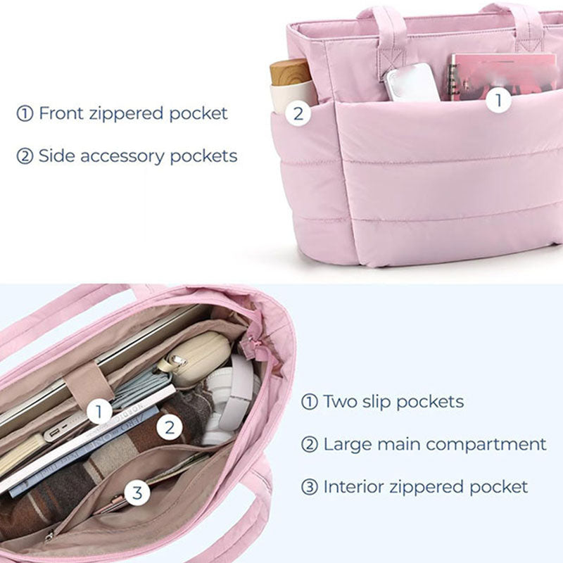 🔥 Hot Sale 50% OFF 🔥Women's Sweet Pink Lightweight Tote Bag