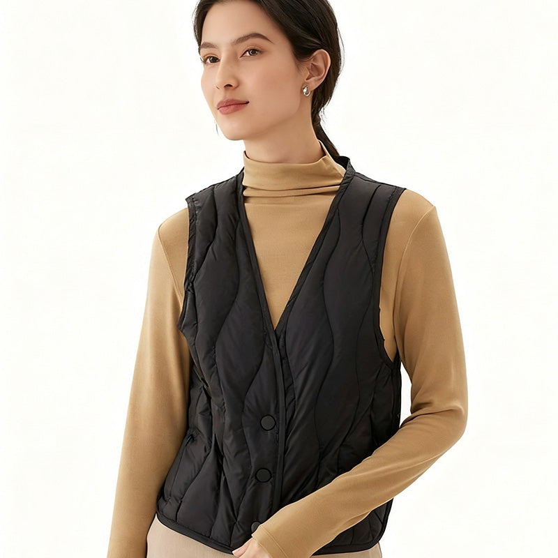 🔥Hot Sale Offer: 50% Off-Women's Warm Quilted Vest