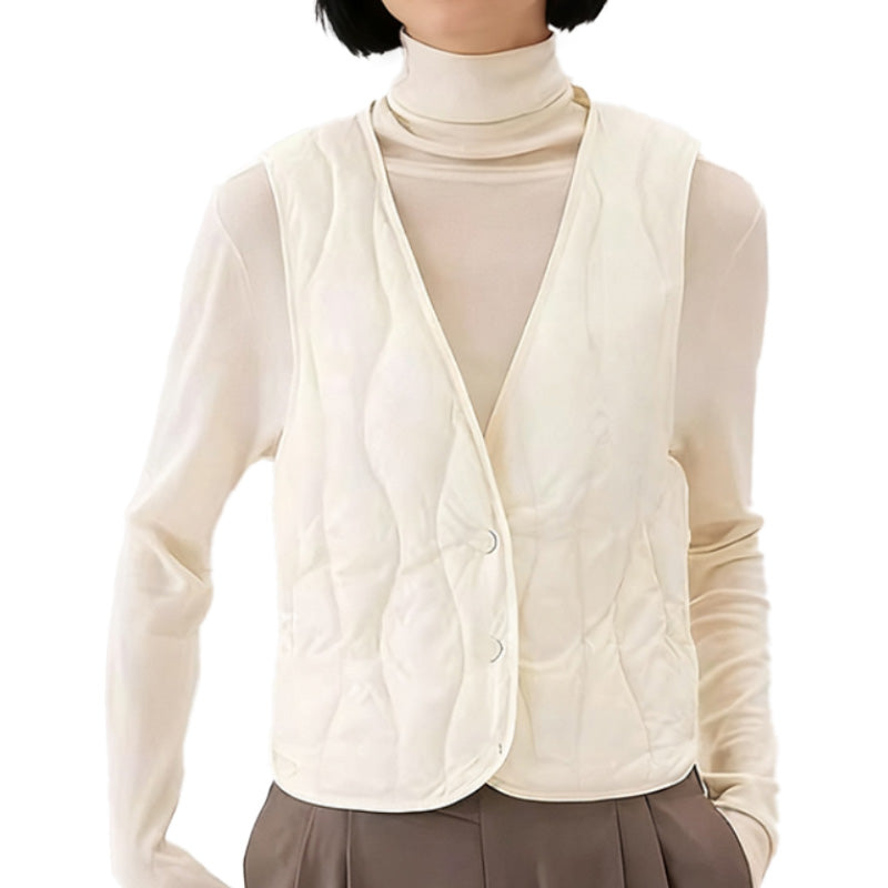 🔥Hot Sale Offer: 50% Off-Women's Warm Quilted Vest