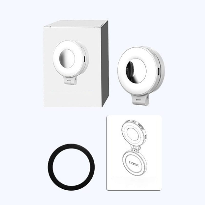 3-in-1 Magnetic Phone Light With Built-in Mirror for Phones