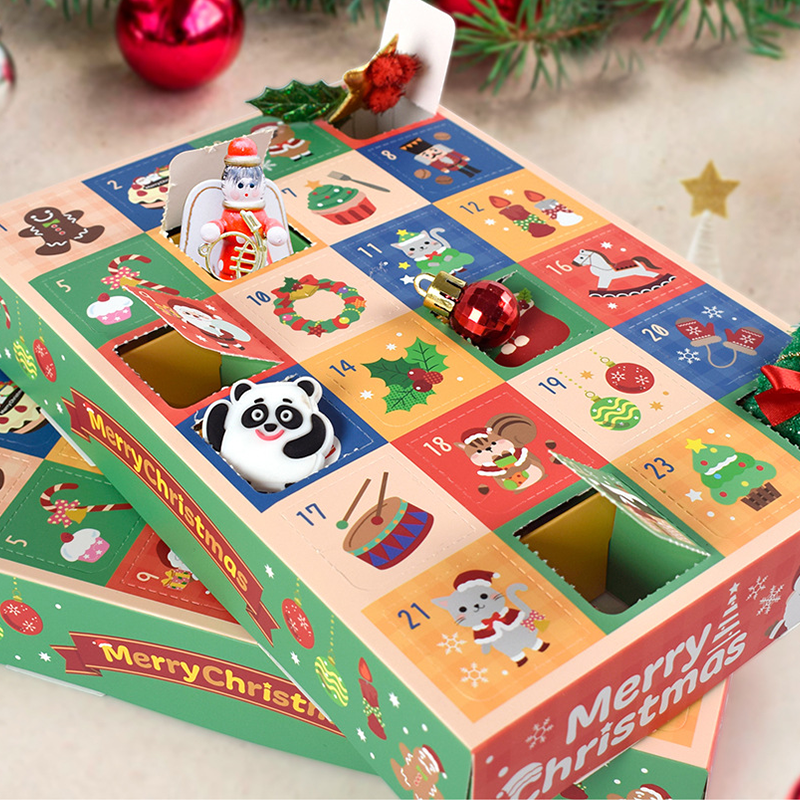 DIY Christmas Advent Calendar Boxes 5 PCS Set