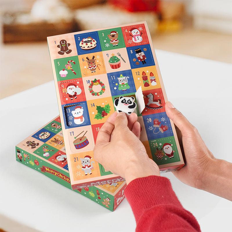 DIY Christmas Advent Calendar Boxes 5 PCS Set