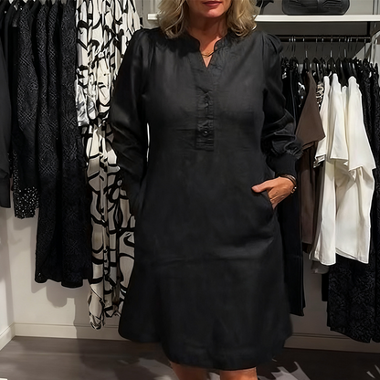 Women's Casual Fashion Long-Sleeve Dress