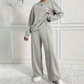 Women's Cozy Long-Sleeve Top & Pants Set