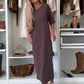 ✨ Women's Classic Oversized Maxi T-Shirt Dress - Effortless Lazy-Chic Outfit