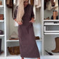 ✨ Women's Classic Oversized Maxi T-Shirt Dress - Effortless Lazy-Chic Outfit