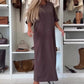 ✨ Women's Classic Oversized Maxi T-Shirt Dress - Effortless Lazy-Chic Outfit