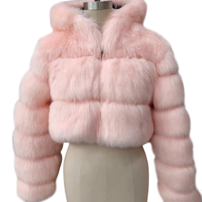 Women's Soft Fluffy Short Jacket